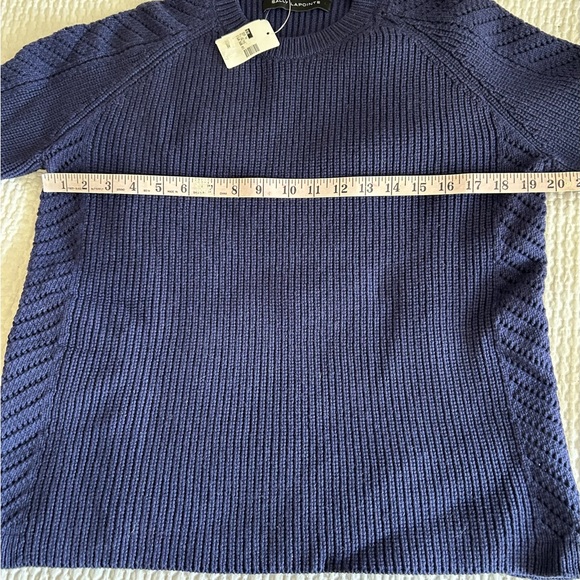Sally Lapointe Wool/ Cashmere sweater size M - Picture 6 of 9